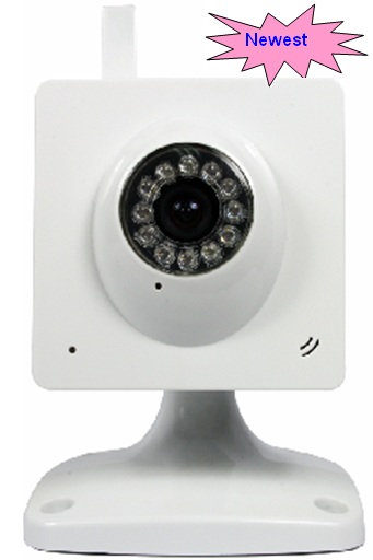 8LED 1/4 CMOS Sensor Small IP Box CCTV Camera