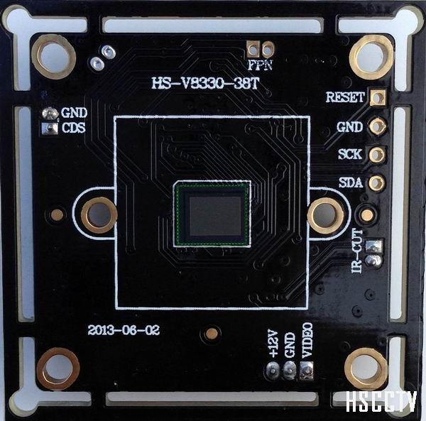 1/3.5 COMS 800TVL IR-CUT 0.1LUX Camera Board